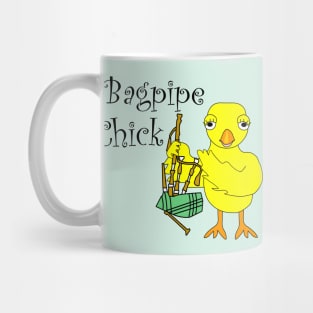 Bagpipe Chick Text Mug